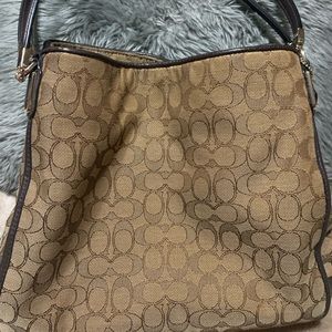 Slightly Used Coach Signature Purse